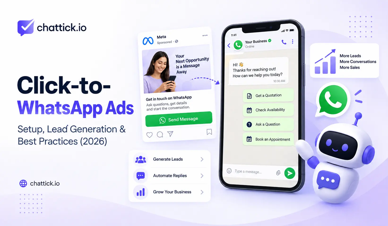 Click-to-WhatsApp Ads: Setup, Lead Generation & Best Practices (2026)